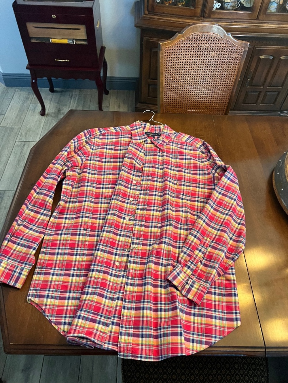 Ralph Lauren Men's Button Down Shirt. 2XLT Tall. Classic Fit.